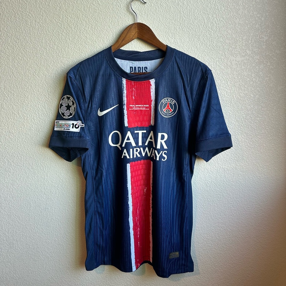 PSG 24/25 Soccer Jersey - Dembele - UCL Final - Size M